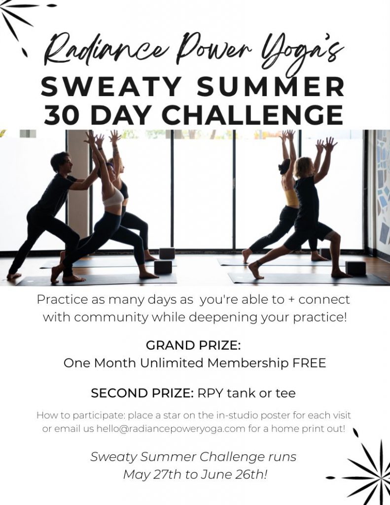 Sweaty Summer 30 Day Challenge